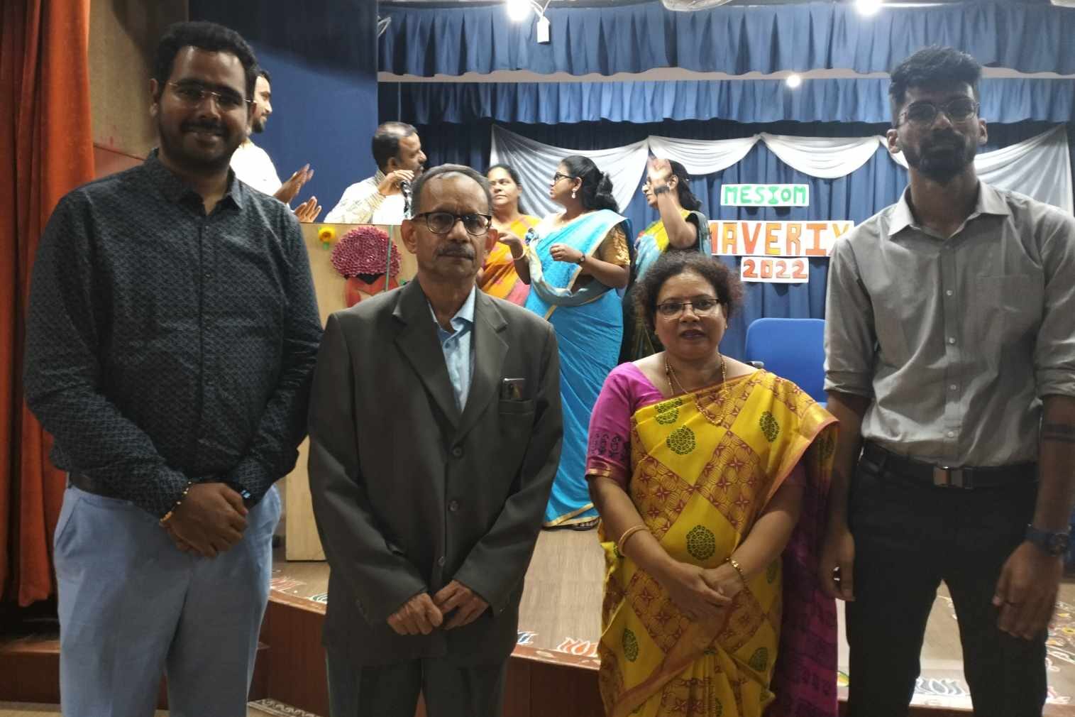 Chief Gueat Dr. M C Prakash & Judges - Hemanth Kumar And Arvind (Alumni)