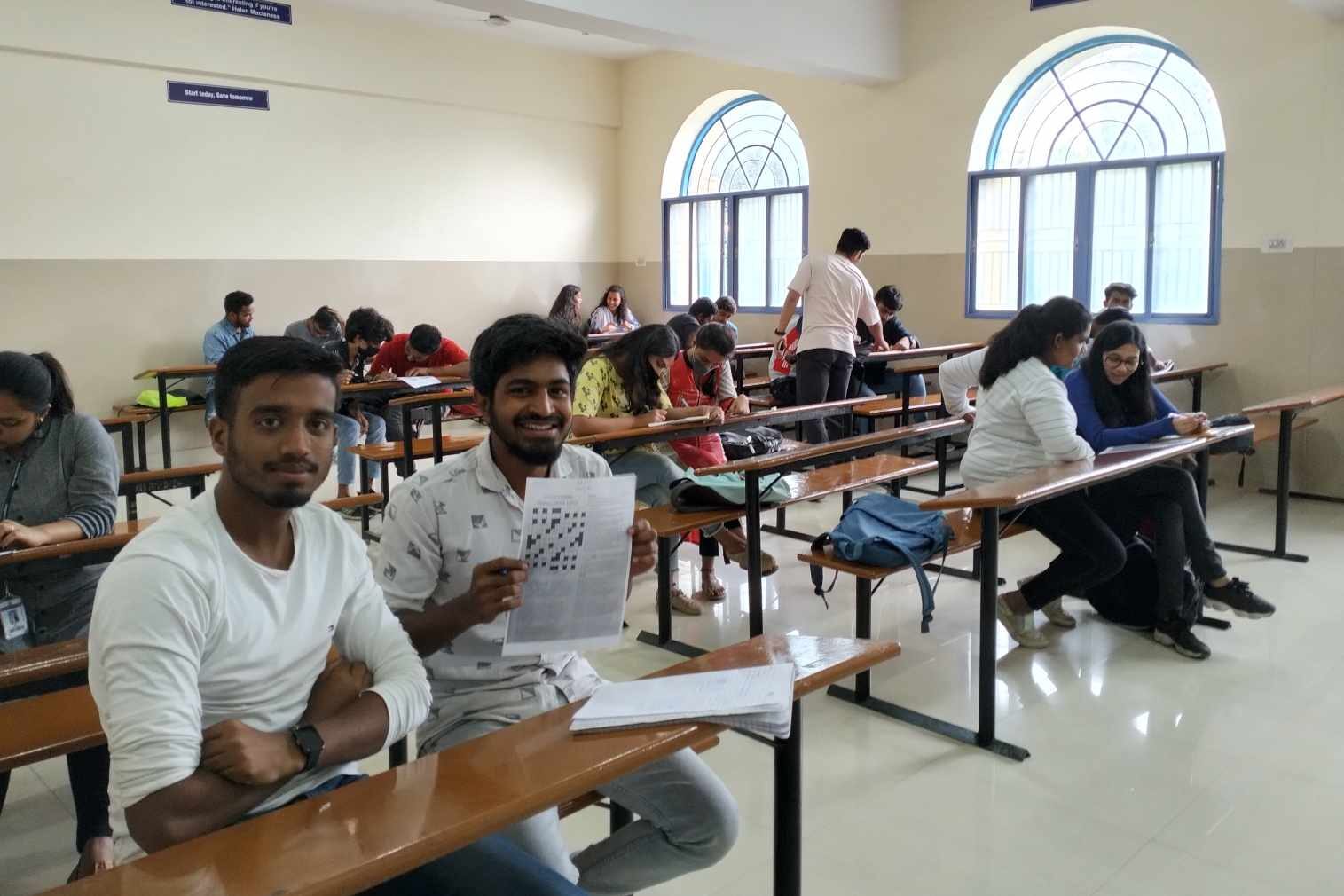 Jumbled segment & crossword puzzle